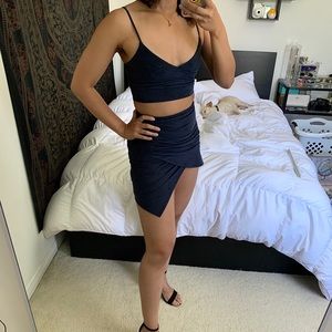 NWOT NW Two piece navy set